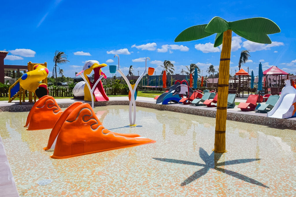 Parque aquático infantil