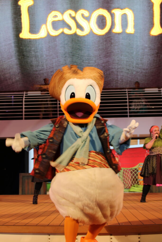 Pato Donald na festa do pirata