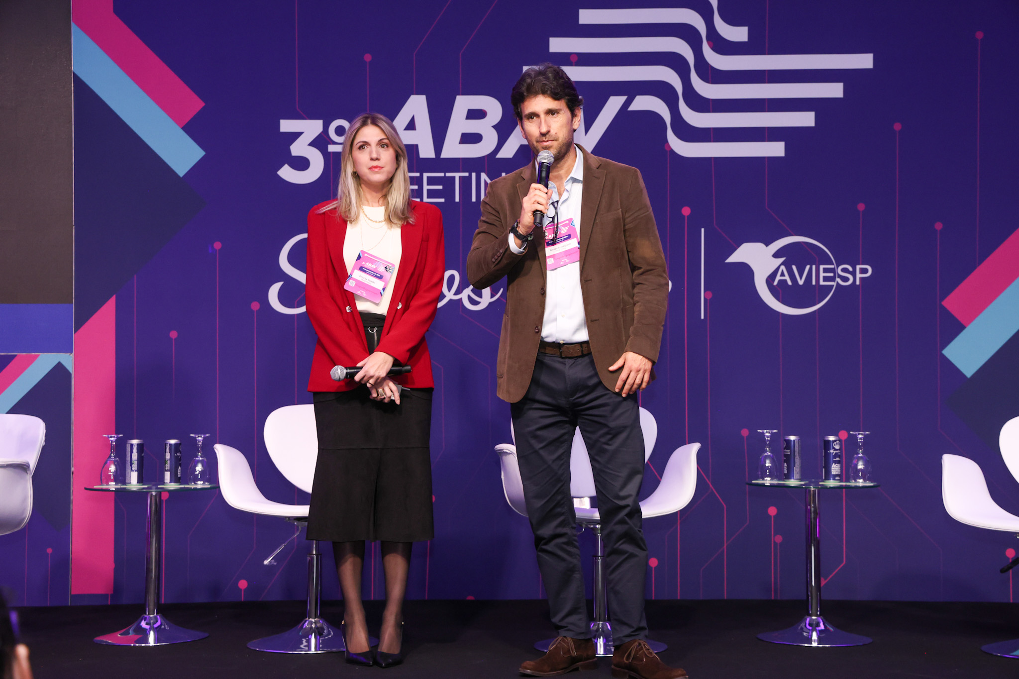 Priscila Toledo, e Fernando Gagliardi, do Meliã Hotels