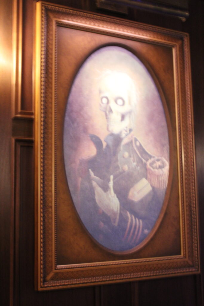 Quadro de figura assustadora do Haunted Mansion