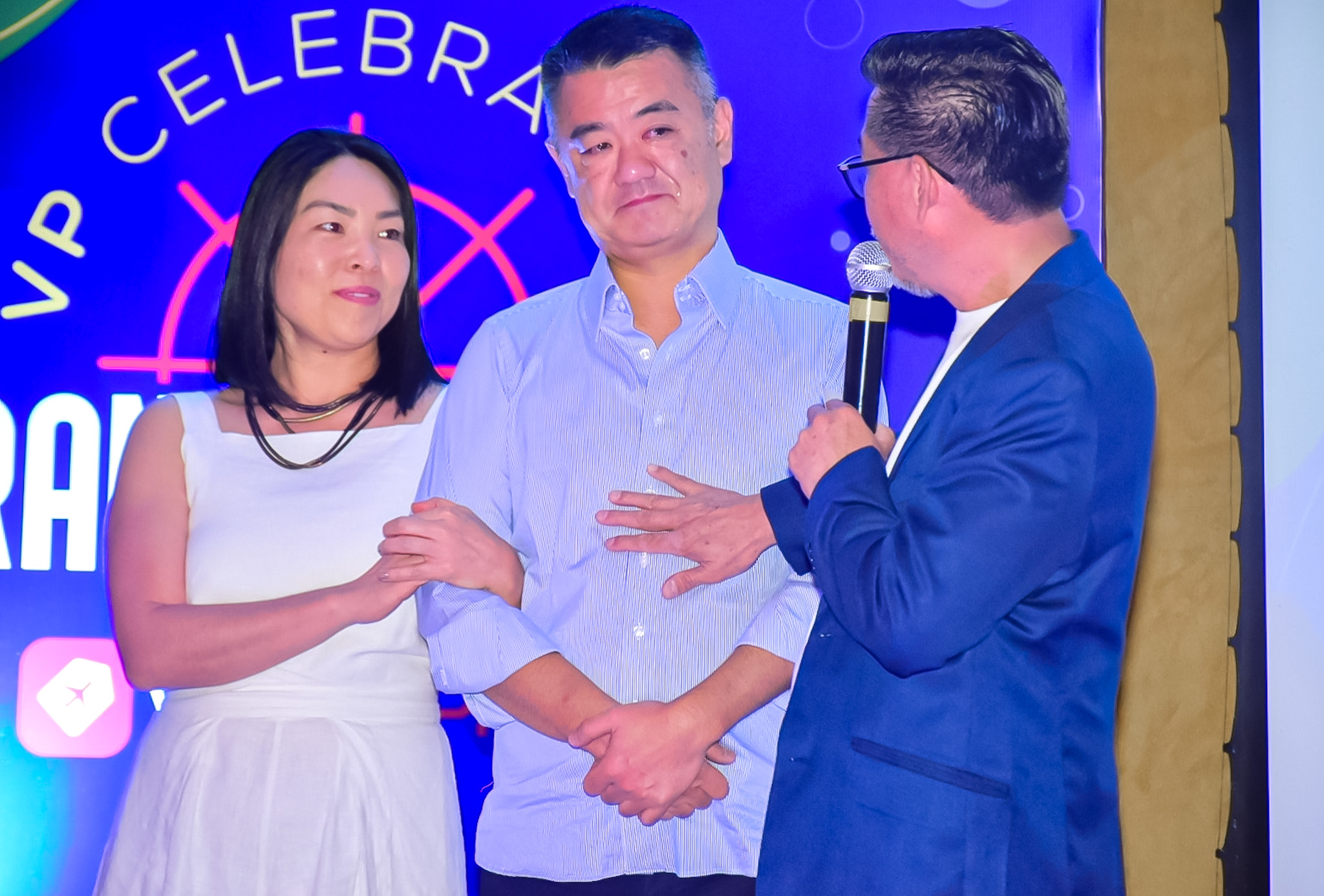 Renato Kido, fundador da VP, se emocionou com as homenagens