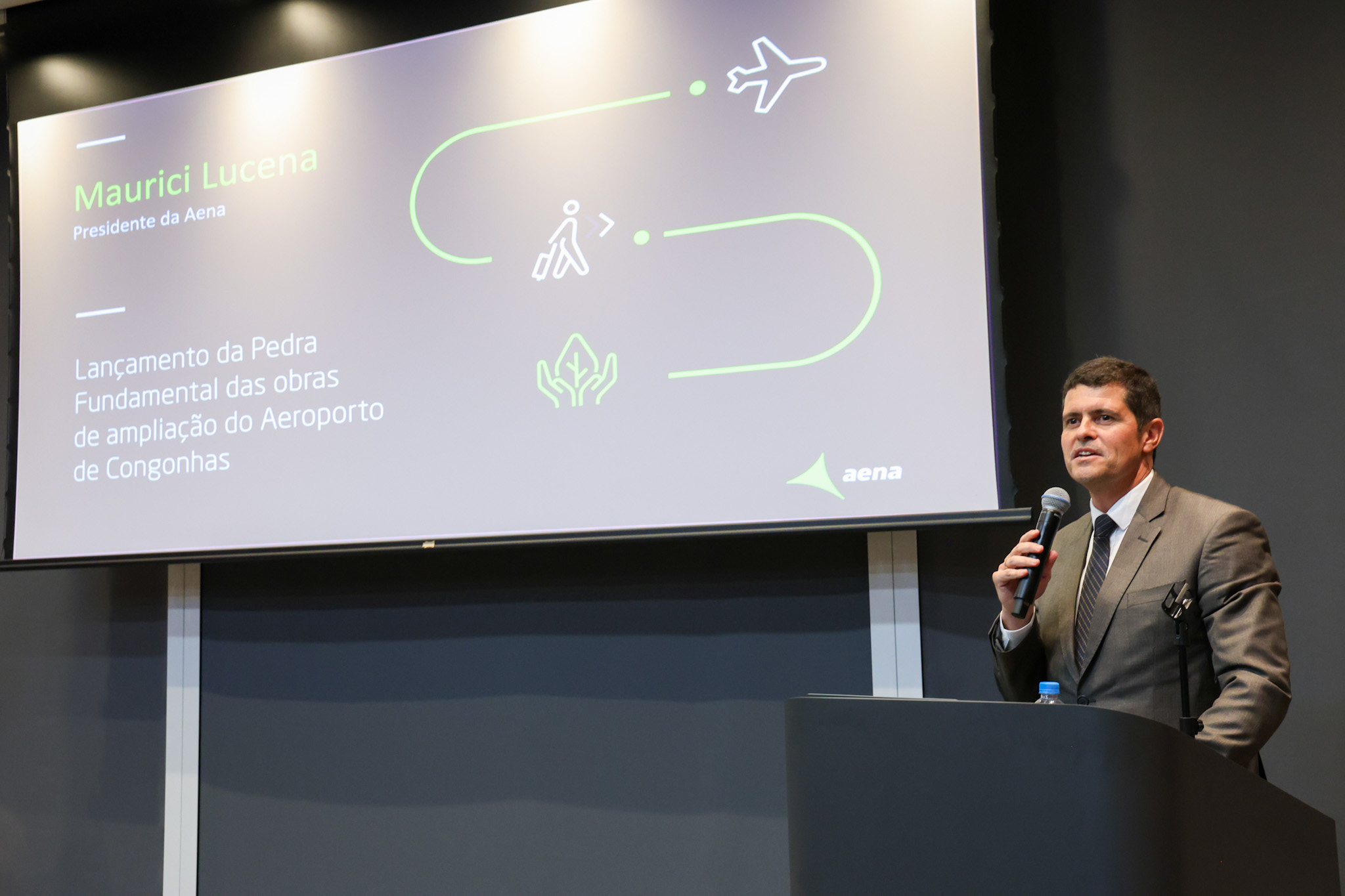 Santiago Yus, presidente da Aena no Brasil Santiago Yus, presidente da Aena no Brasil