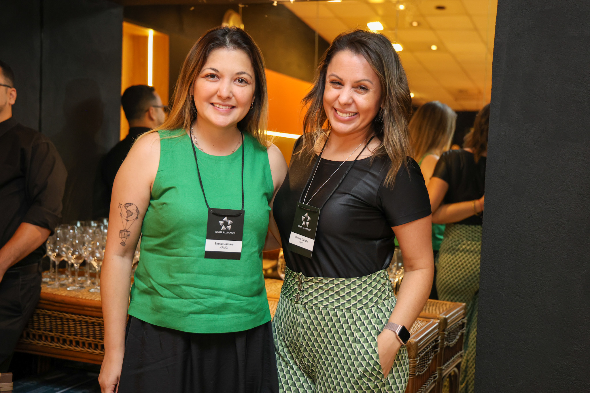 Sheila Câmara, da KPMG, e Viviane Lucena, da PWC Sheila Câmara, da KPMG, e Viviane Lucena, da PWC