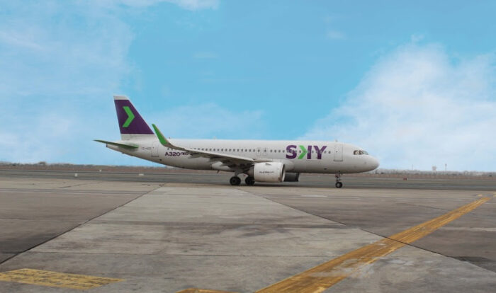 Em 2023, a SKY Airline registrou 626 mil passageiros de janeiro a outubro