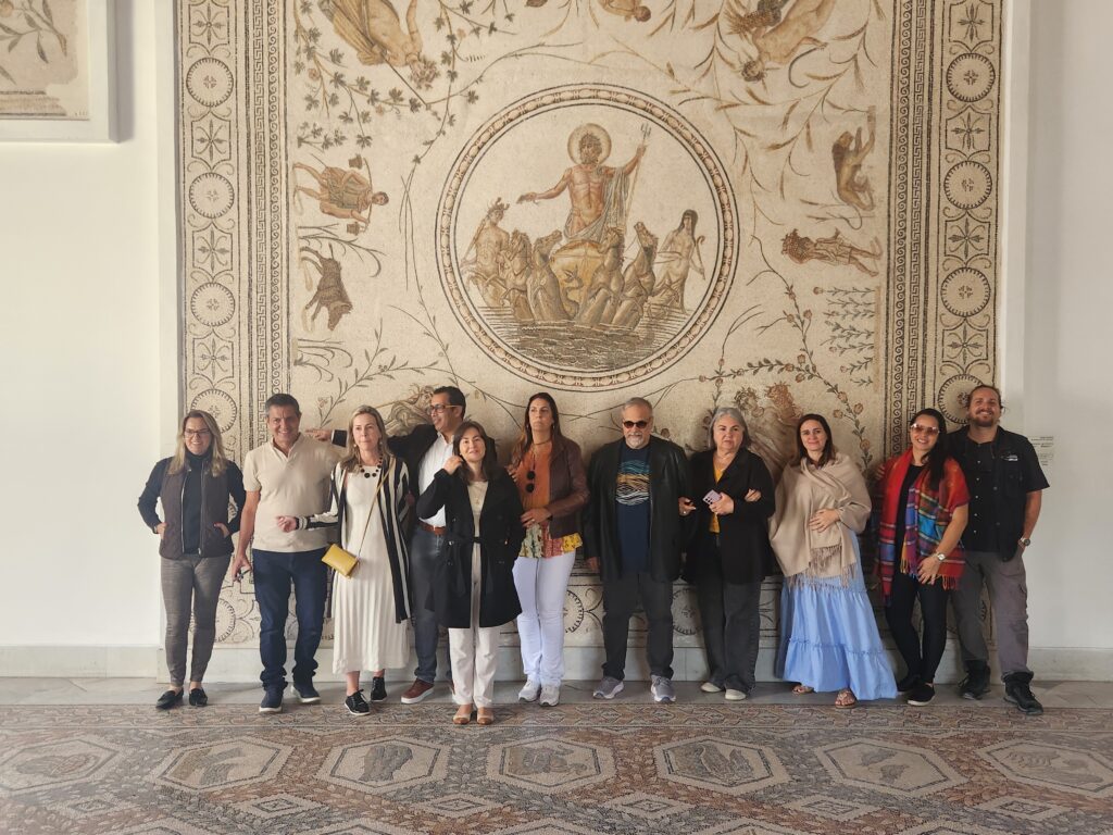 Visita ao Museu Nacional do Bardo, em Túnis