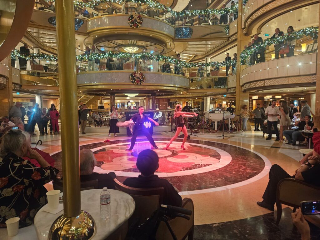 Apresentação de dança ao vivo