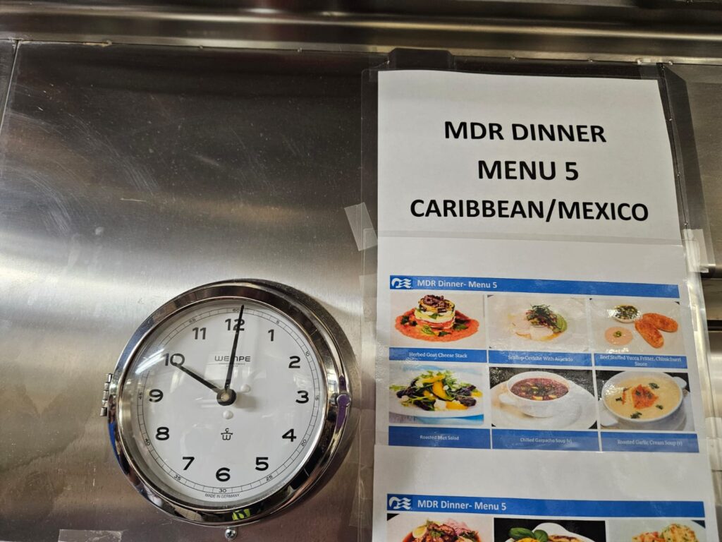 Menu caribenho/mexicano