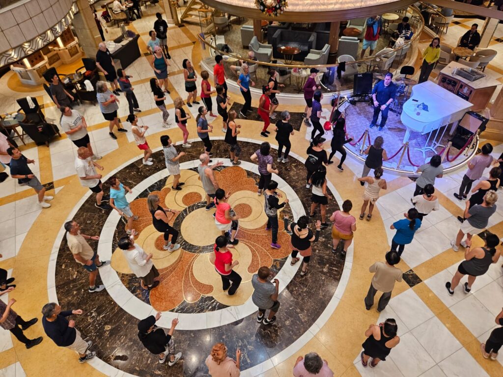 Aula de dança no The Piazza