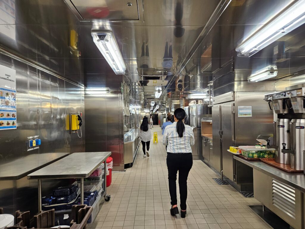 Cozinha do Majestic Princess