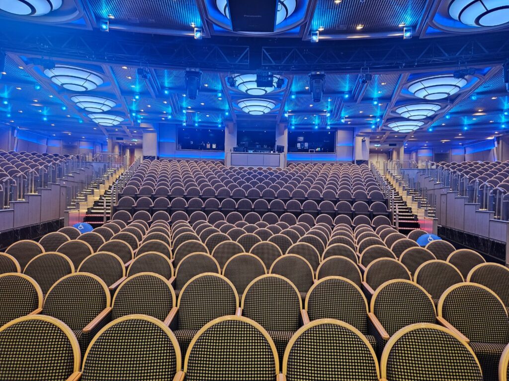 Vista do palco