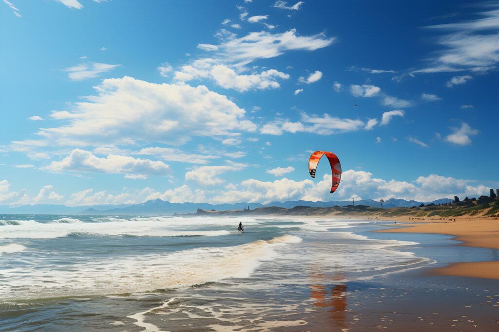 summer beach kite surfing background Pedido de vista adia votação da PEC das Praias na CCJ do Senado