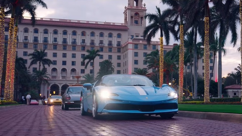 Palm Beaches terá desfile de Ferraris e eventos esportivos como destaque em 2025 2 O Cavallino Classic promete reunir milhares de entusiastas e apaixonados por Ferraris para Palm Beaches (Reprodução/YouTube Cavallino Classic)