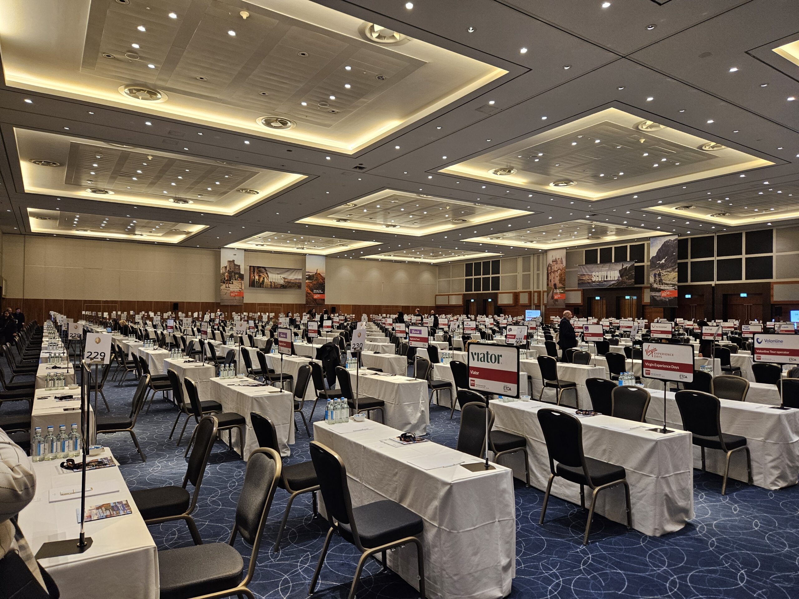 Tudo preparado para mais uma rodada de negócios do Britain & Ireland Marketplaee Tudo preparado para mais uma rodada de negócios do Britain & Ireland Marketplaee