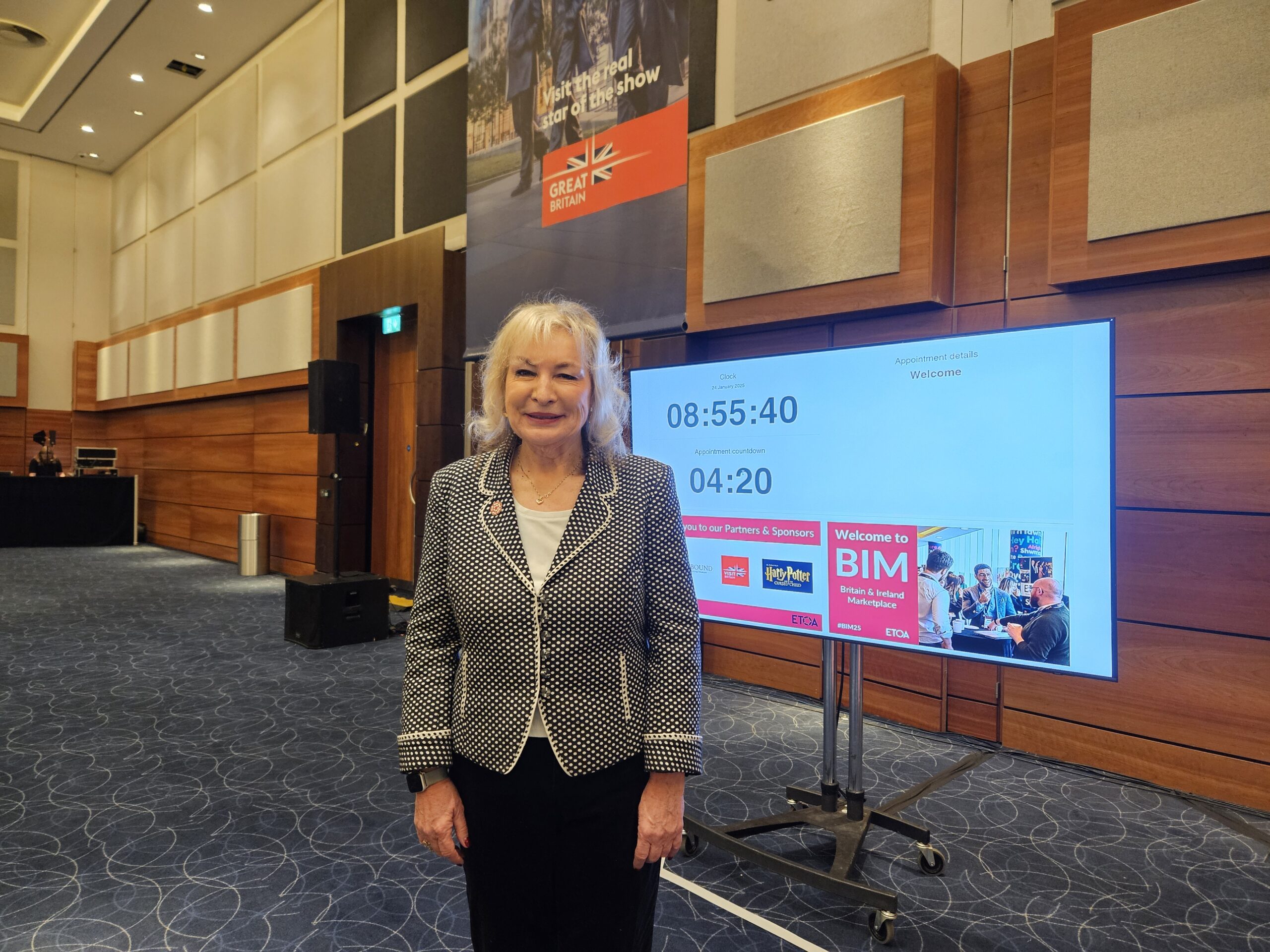 Patricia Yates, CEO do VisitBritain Patricia Yates, CEO do VisitBritain