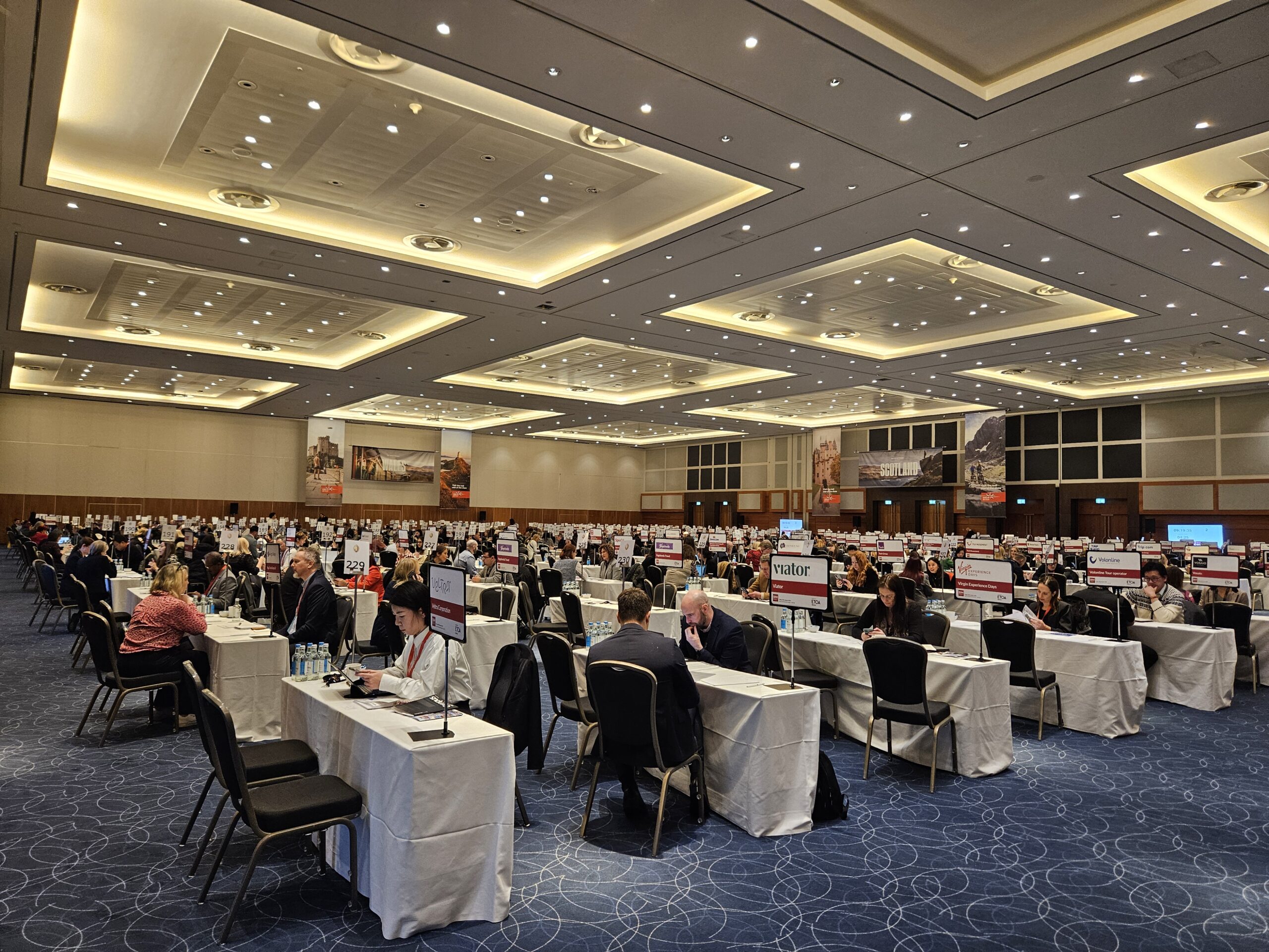 Mercado dos Estados Unidos representaram quase metade do público no evento Mercado dos Estados Unidos representaram quase metade do público no evento