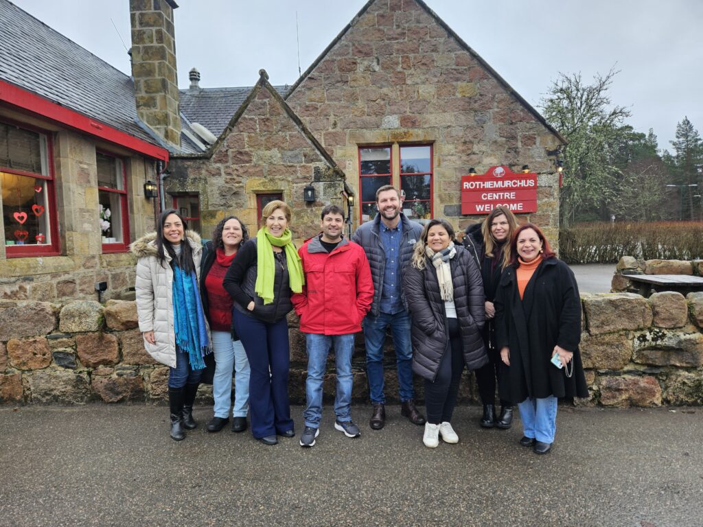 Operadores brasileiros em Rothiemurchus Estate