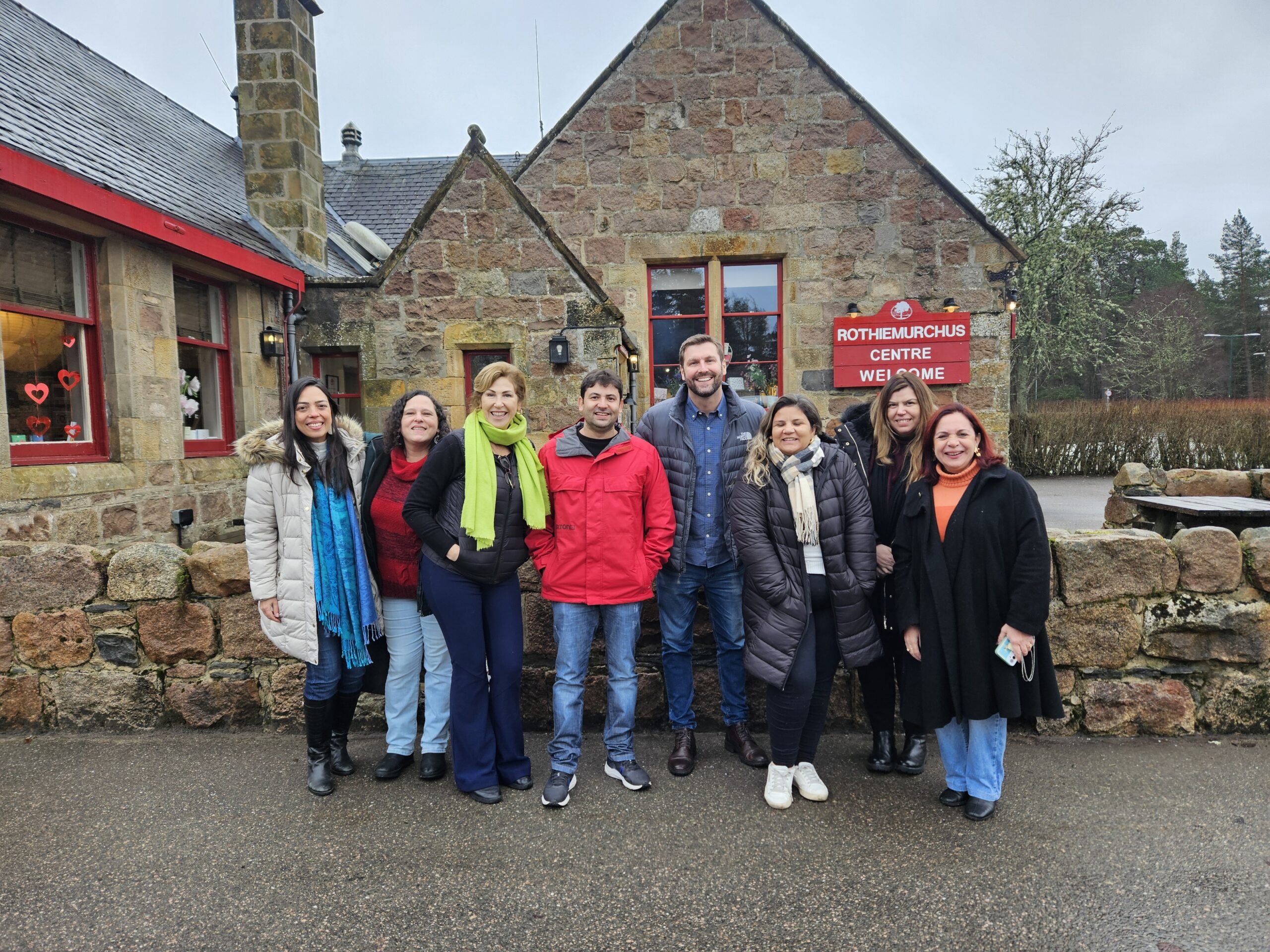 Operadores brasileiros em Rothiemurchus Estate