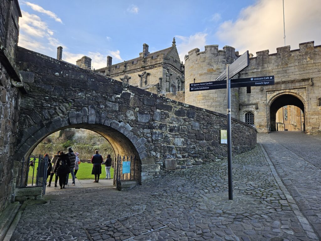 Stirling é um dos maiores castelos de pedra da Escócia