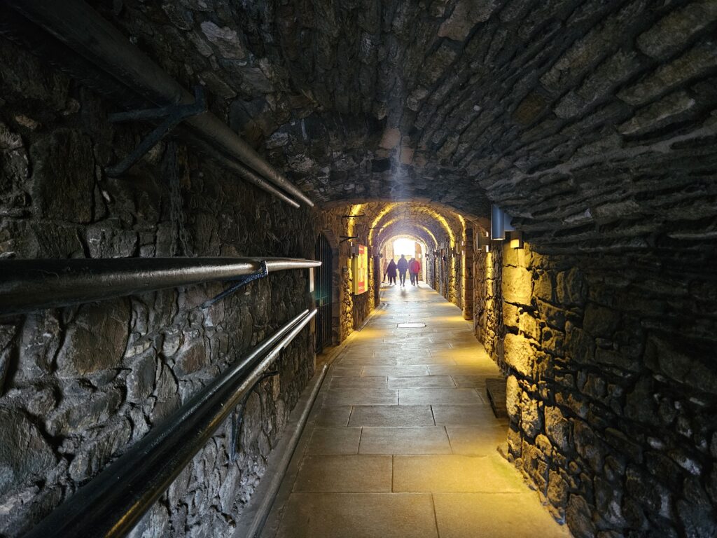 Passagem para o outras áreas do castelo
