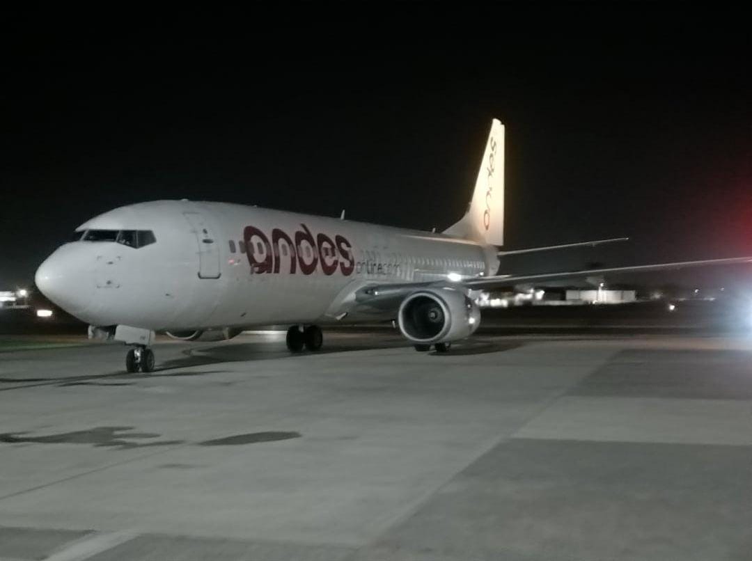 Adição de mais um voo direto de Córdoba fortalece turismo latino em Porto Seguro 1 Voo extra atenderá os turistas latinos de Córdoba até o dia 30 de março (Divulgação/Andes Líneas Aéreas) Porto Seguro
