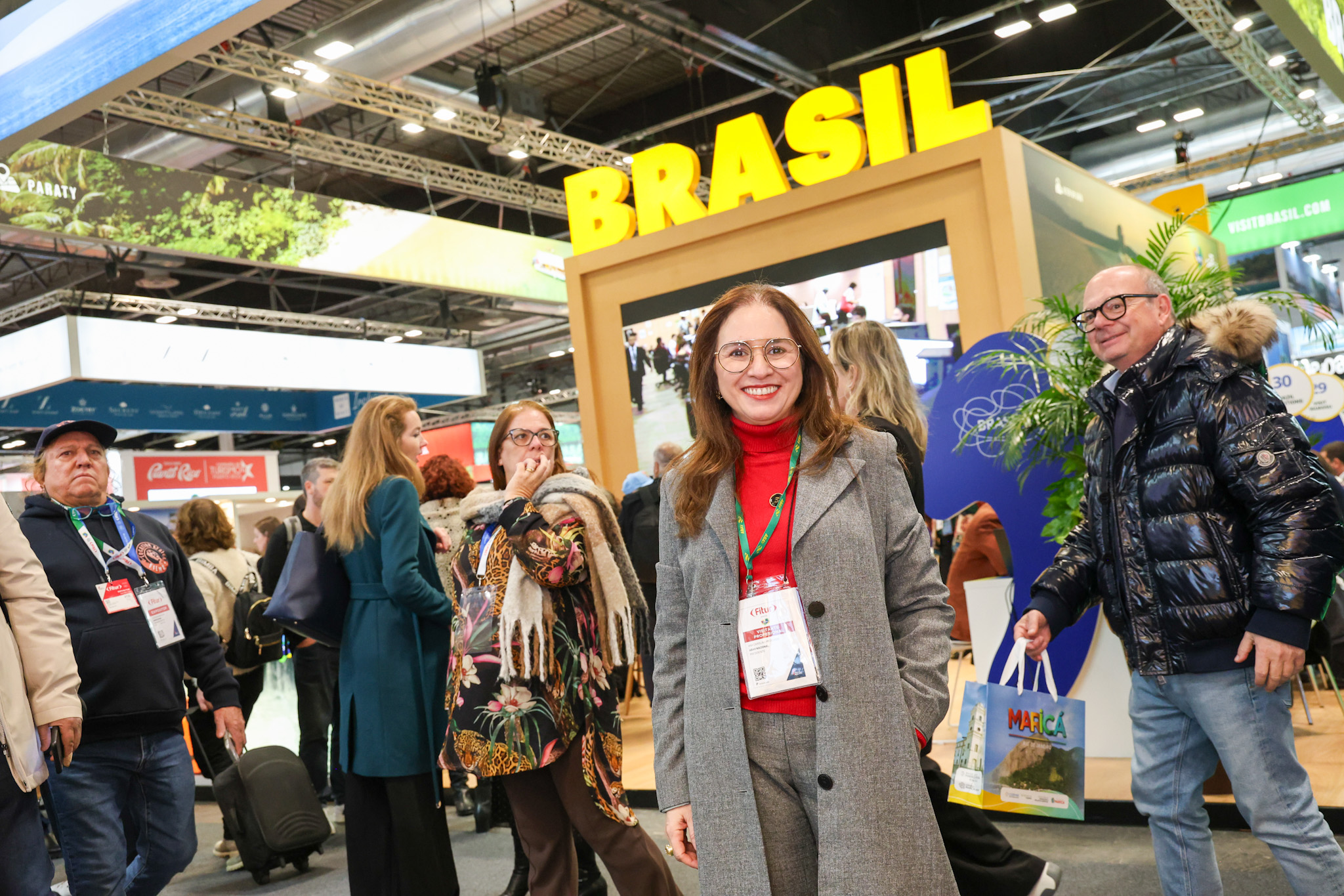 Ana Carolina Medeiro, presidente da Abav Nacional durante Fitur