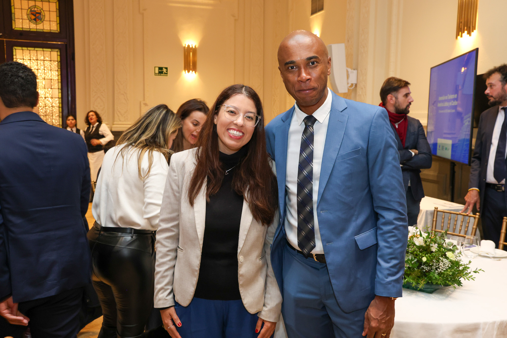 Ana Clemente e Luís Sobrinho, da Setur-SP
