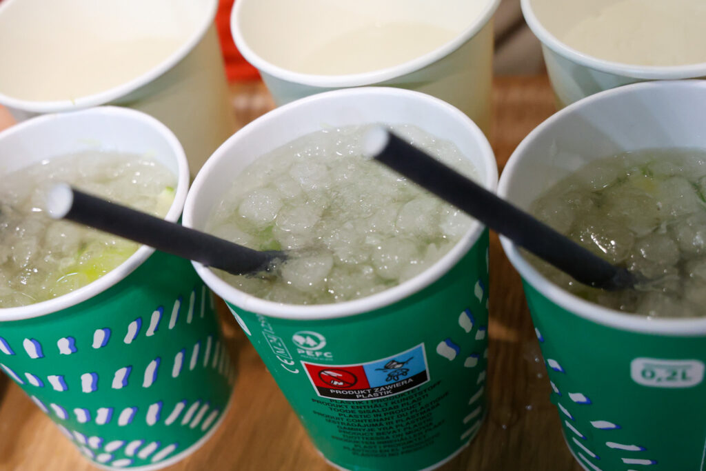 Caipirinha foi servida no estande da Embratur