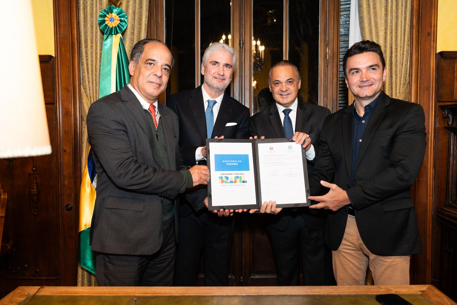 Carlos Henrique, Orlando Leite Ribeiro, Roberto de Lucena e Celso Sabino