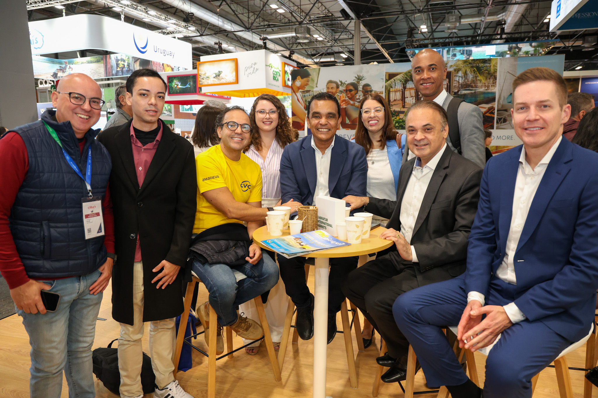 Equipe da CVC Corp, Setur-SP e Secretaria Municipal de Turismo da Cidade de São Paulo