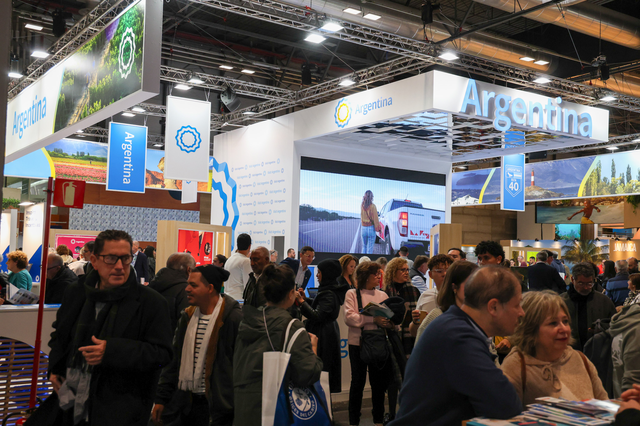 Estande da Argentina Estande da Argentina