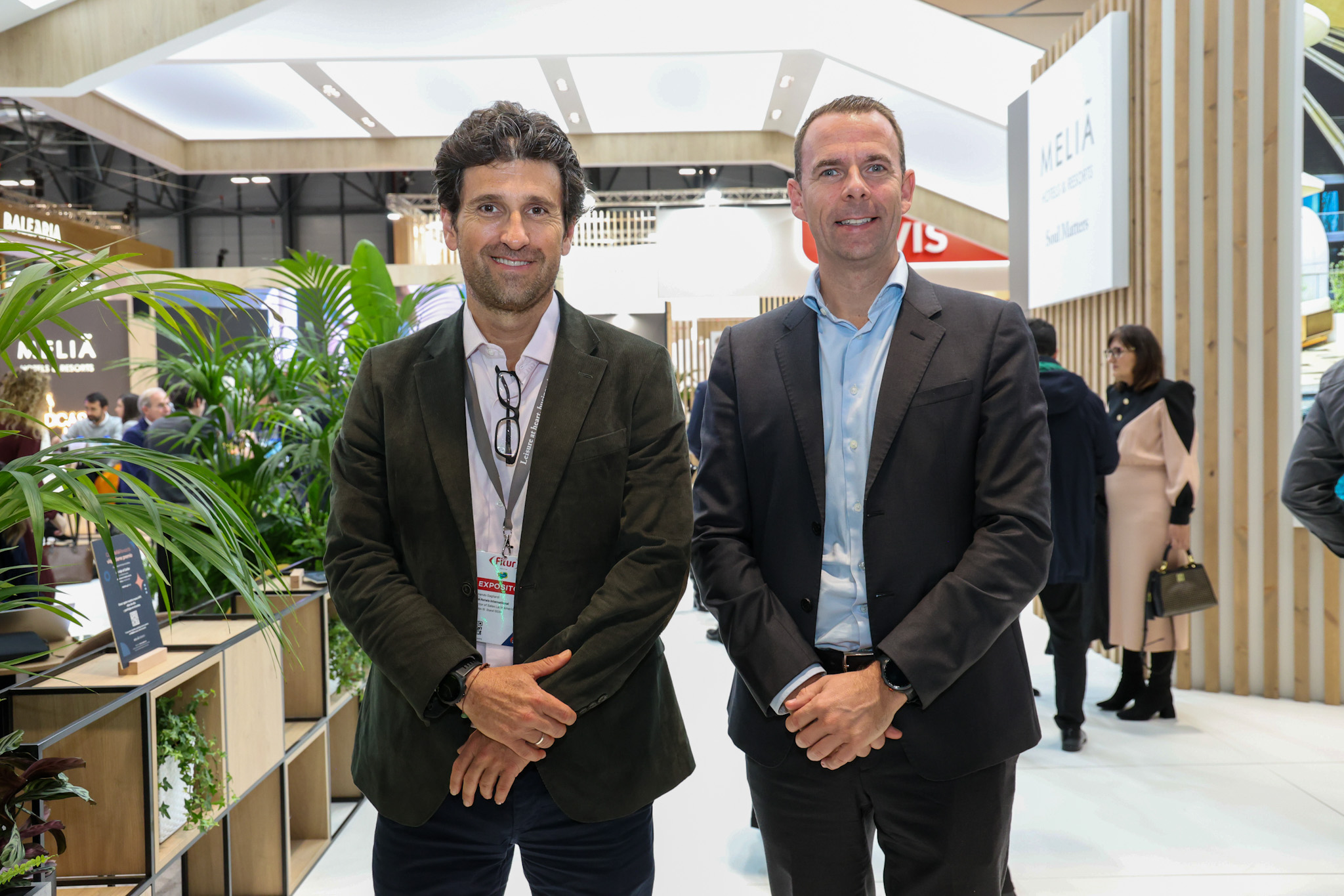 Fernando Gagliardi, diretor de Vendas e Distribuição da Meliá para o Brasil, e Markus Haack, diretor de vendas para México e operação América da Meliá