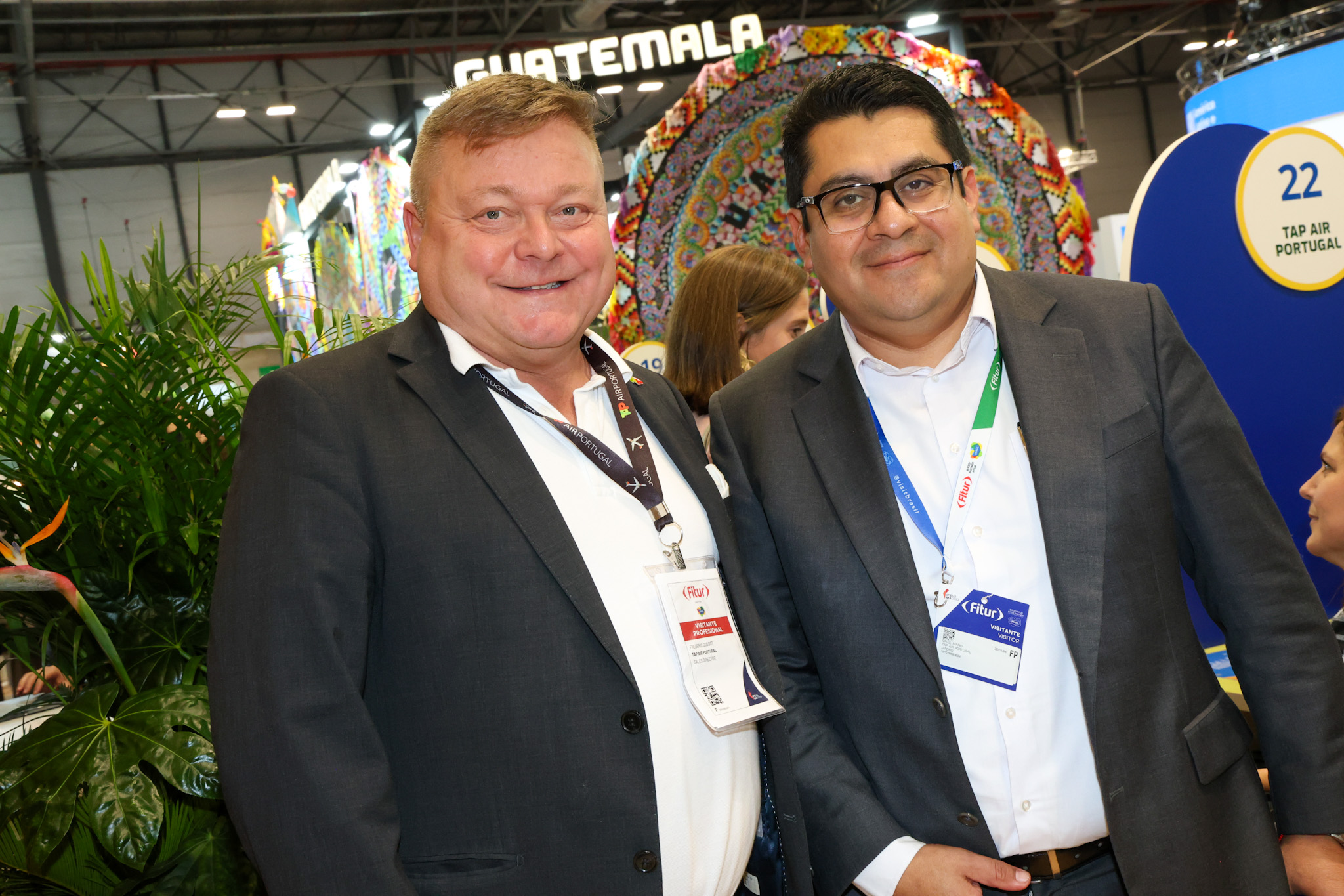 Frederic Gossot e Mano Cruz, da TAP Frederic Gossot e Mano Cruz, da TAP