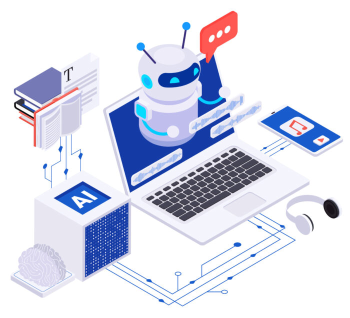 IA no Turismo: conheça ferramentas que estão revolucionando a experiência de viagem e a gestão de negócios 6 Inteligencia artificial no turismo AI (Freepik Macrovector)