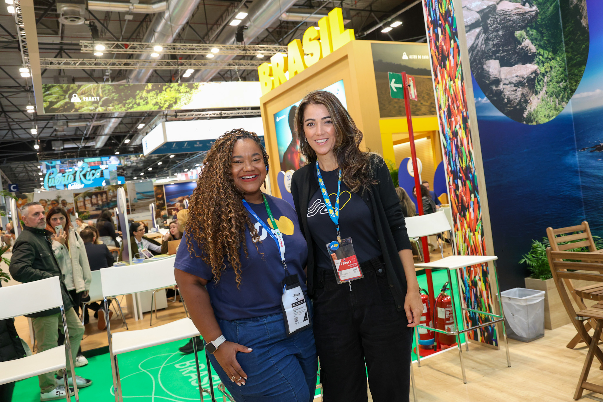 Jamile Machado e Carola Montoro, da secretaria de Cultura e Turismo de Salvador Jamile Machado e Carola Montoro, da secretaria de Cultura e Turismo de Salvador