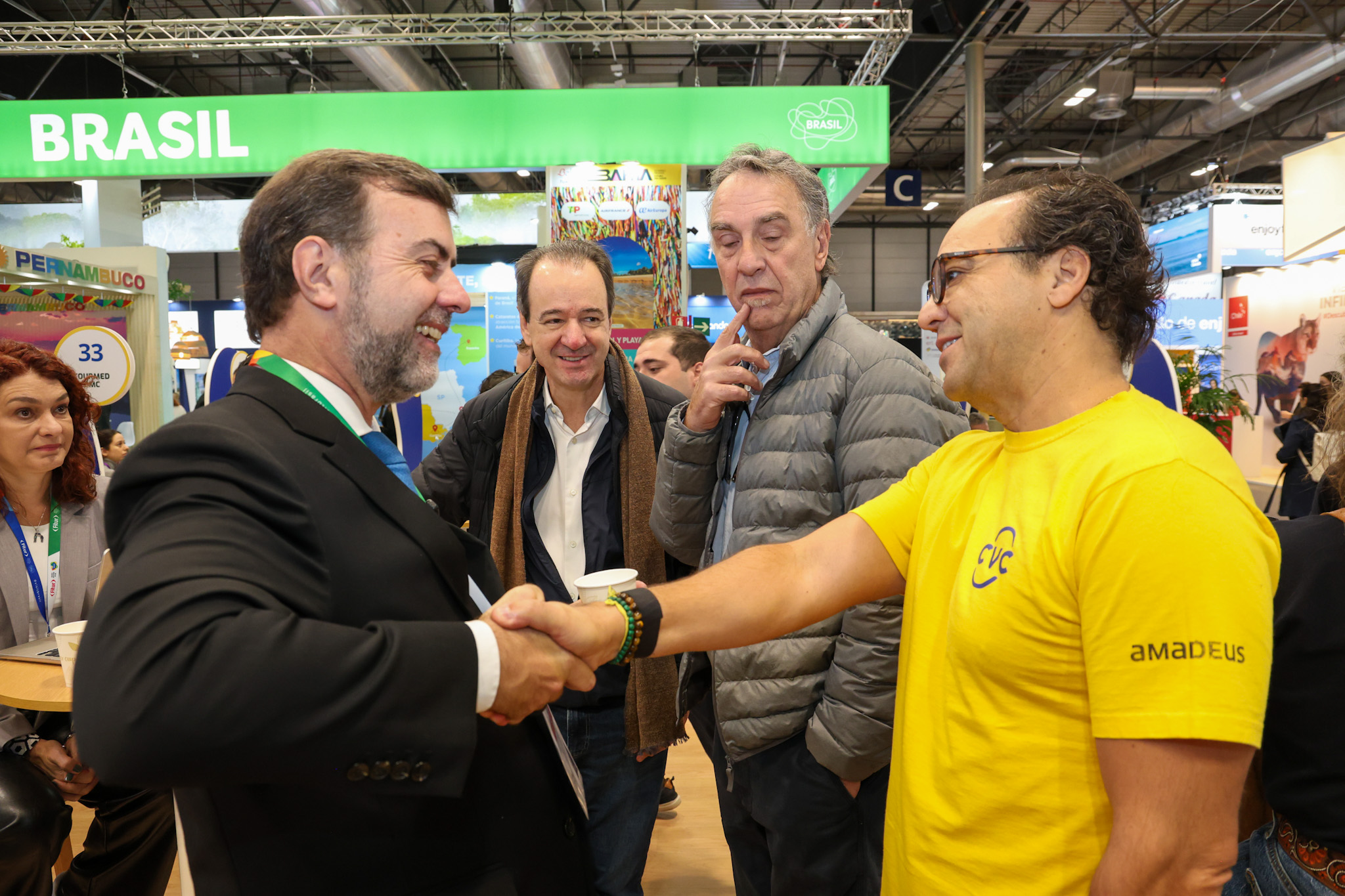 Marcelo Freixo, presidente da Embratur, e Fábio Godinho, CEO da CVC Corp