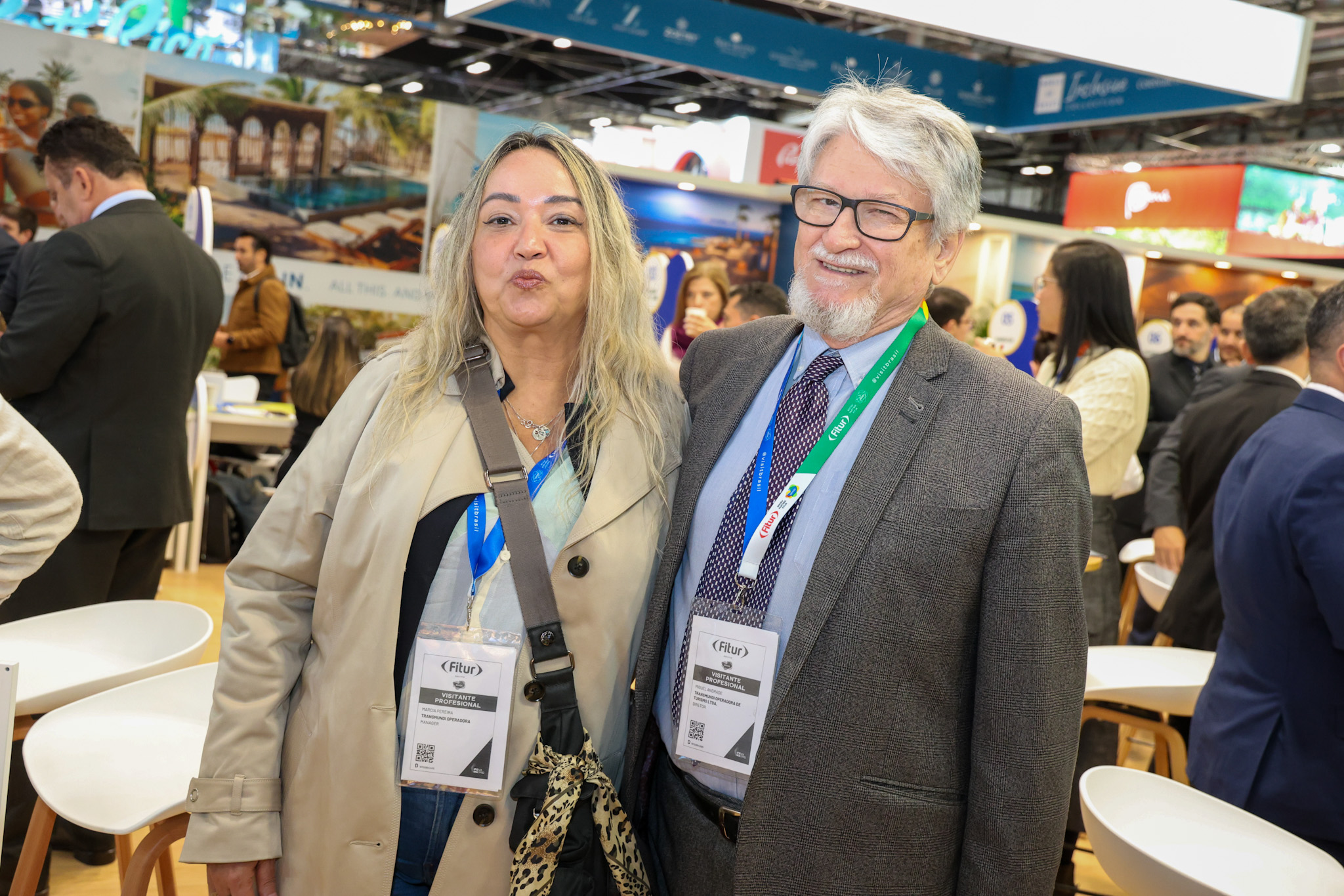 Márcia Pereira e Miguel Andrade, da Transmundi