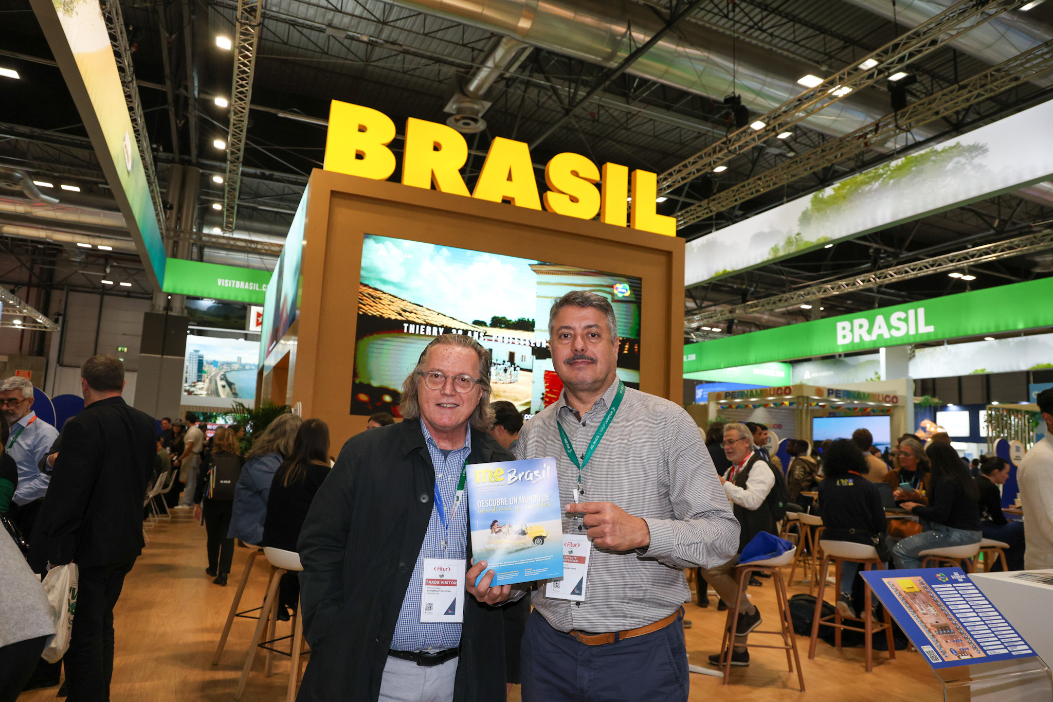 Mauricio Vianna, da Net Hospitality, e Paulo Pimentel, da Voetur Turismo