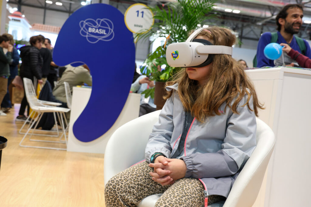 Participantes tiveram a chance de explorar o Brasil através do VR