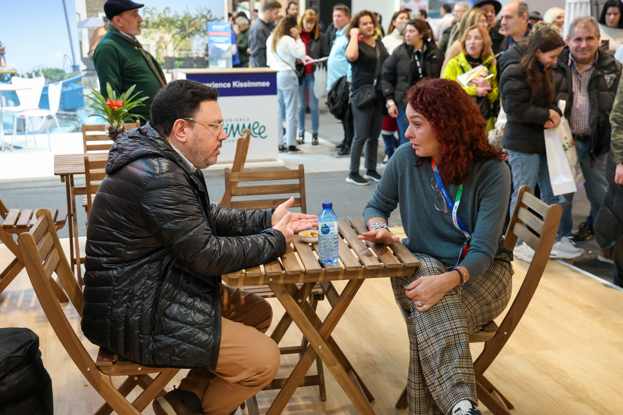 Pedro Gramacho, da Setur-BA, e Simone Scorsato, da Embratur Pedro Gramacho, da Setur-BA, e Simone Scorsato, da Embratur