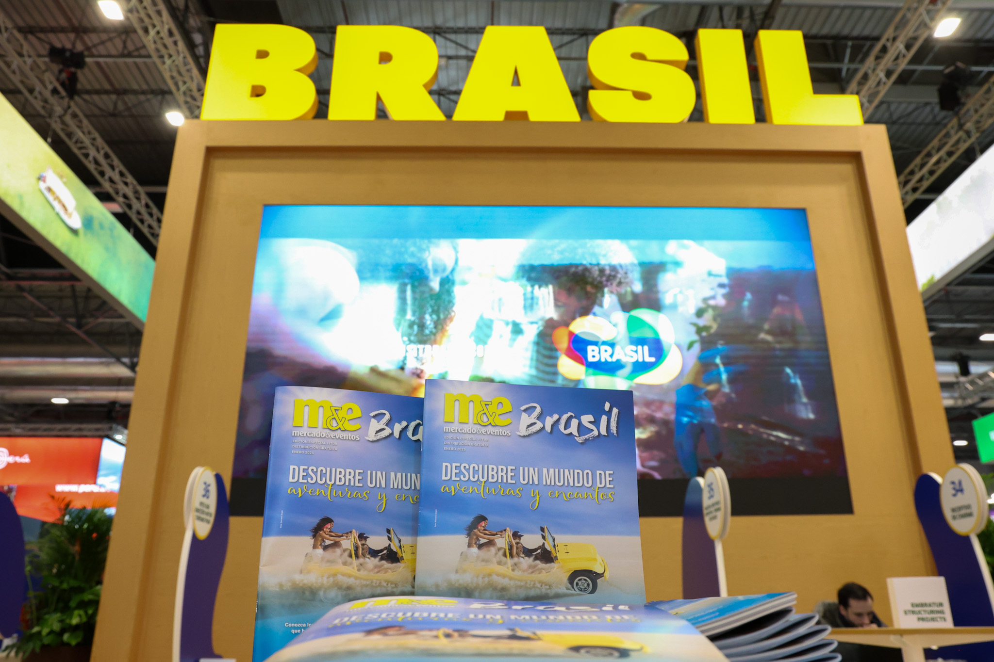 Confira agenda do Brasil na Fitur Madrid 2025, que começa amanhã (22) 1 Evento será a oportunidade do Brasil apresentar ao mundo sua força como destino turístico internacional, além de buscar investimentos estratégicos para o setor no país (Éric Ribeiro/M&E)