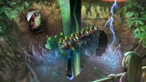 Tree Top Drop será uma das atrações da área infantil (Divulgação/Busch Gardens)