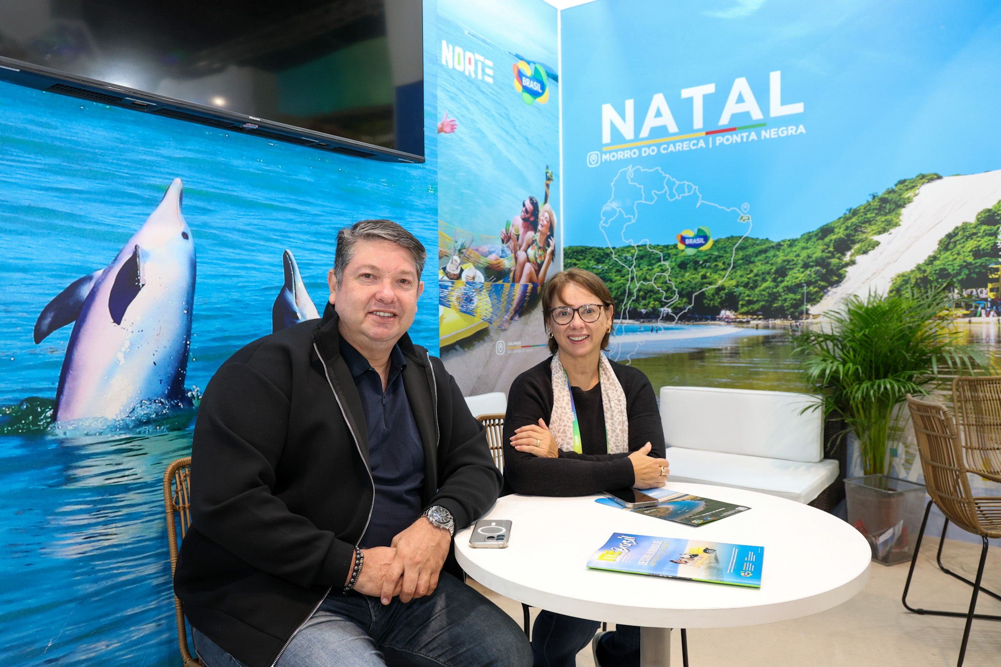 Wanderson Borges, Preserve Pipa, e Solange Portela, secretaria de Turismo do Rio Grande do Norte Wanderson Borges, Preserve Pipa, e Solange Portela, secretaria de Turismo do Rio Grande do Norte