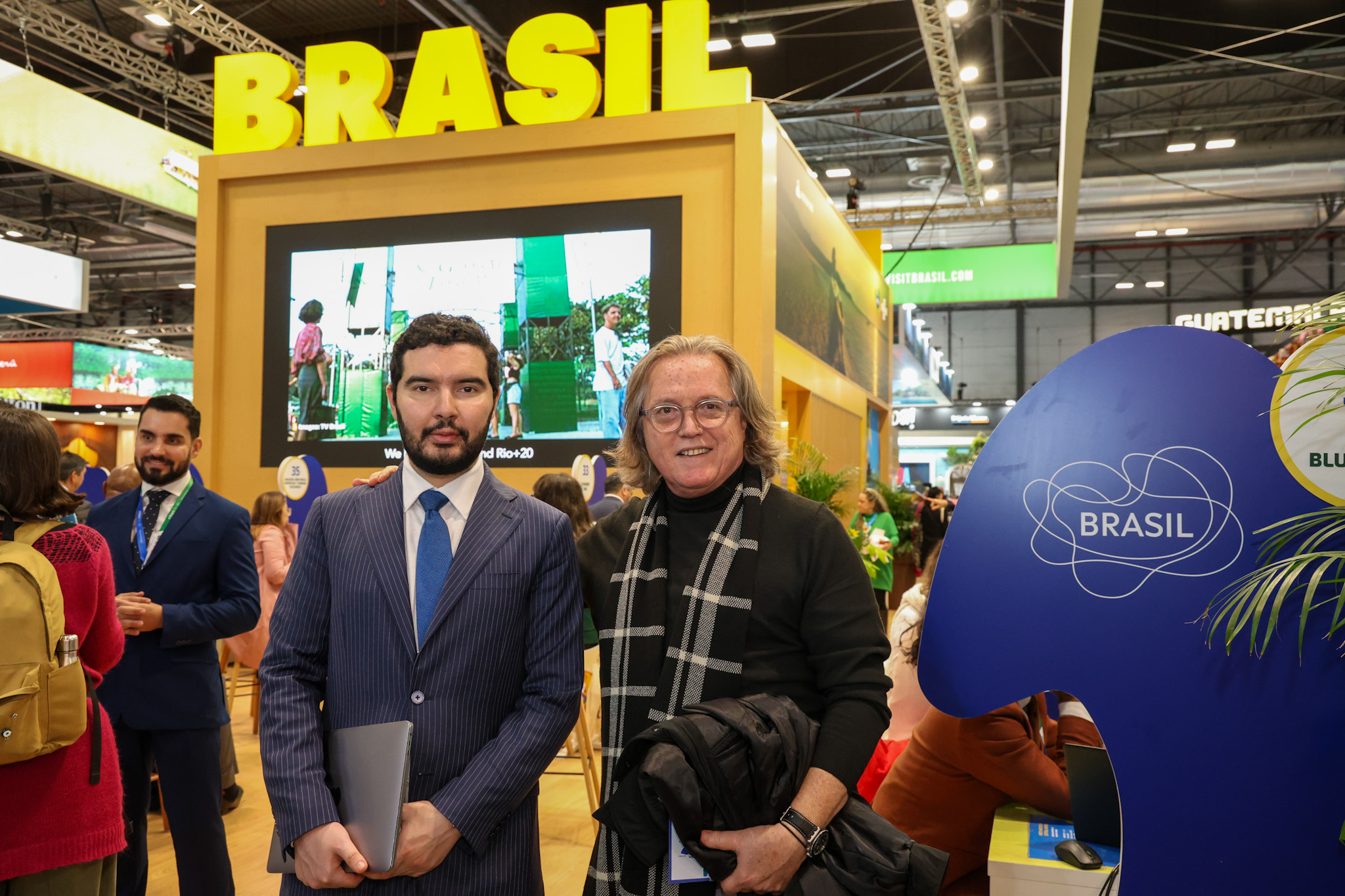 Youssef Ameur, da Wonderwell Morocco, e Mauricio Vianna, da Net Hospitality