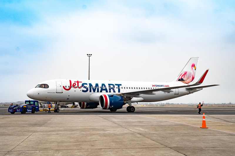 JetSMART assina acordo de distribuição com a Sabre 1 O acordo tornará o inventário de voos e serviços da JetSMART disponível para uma extensa rede de agentes de viagens em todo o mundo (Divulgação/JetSMART)