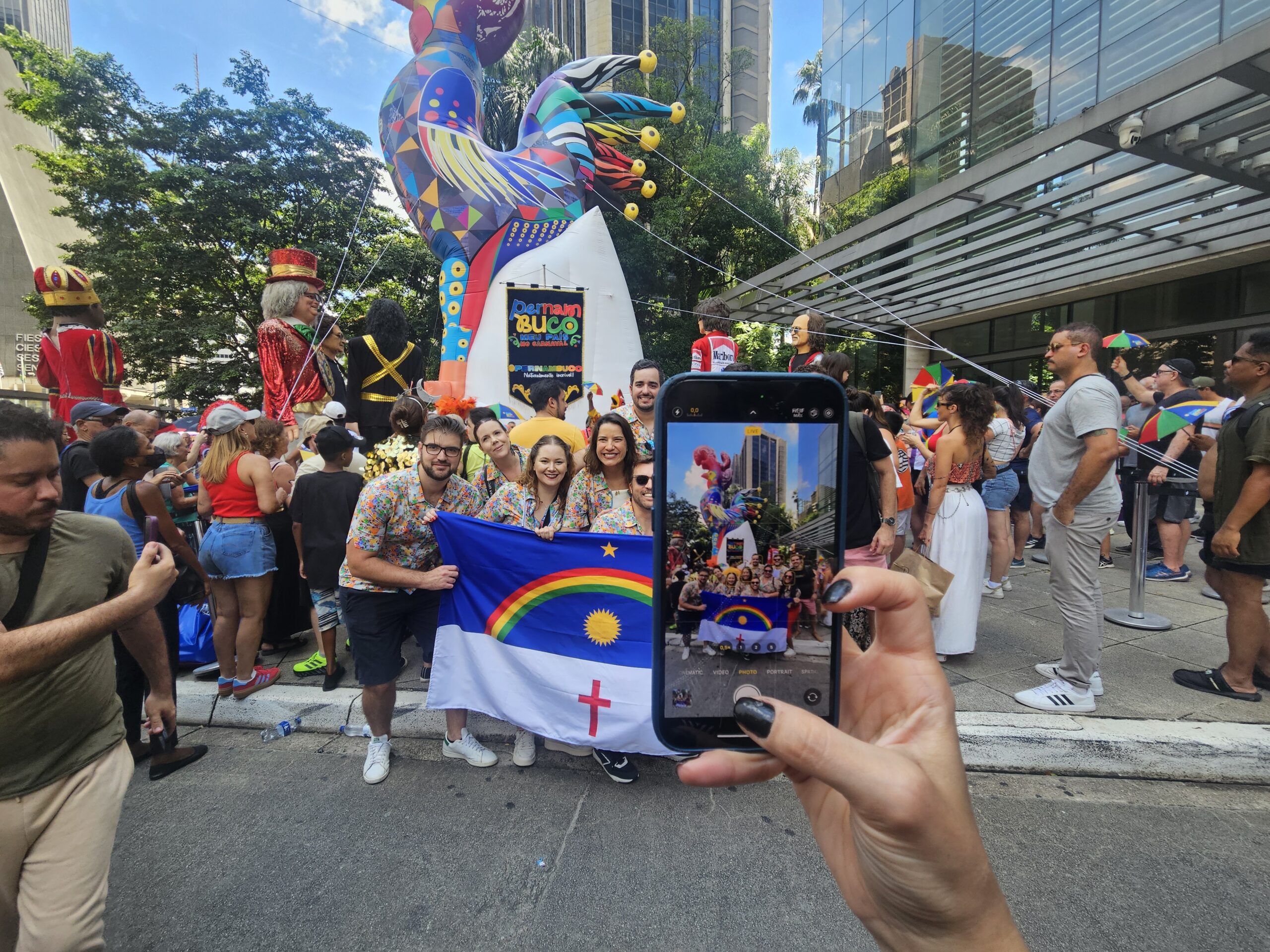 Ação inédita em São Paulo trazendo um pouco da cultura de Pernambuco