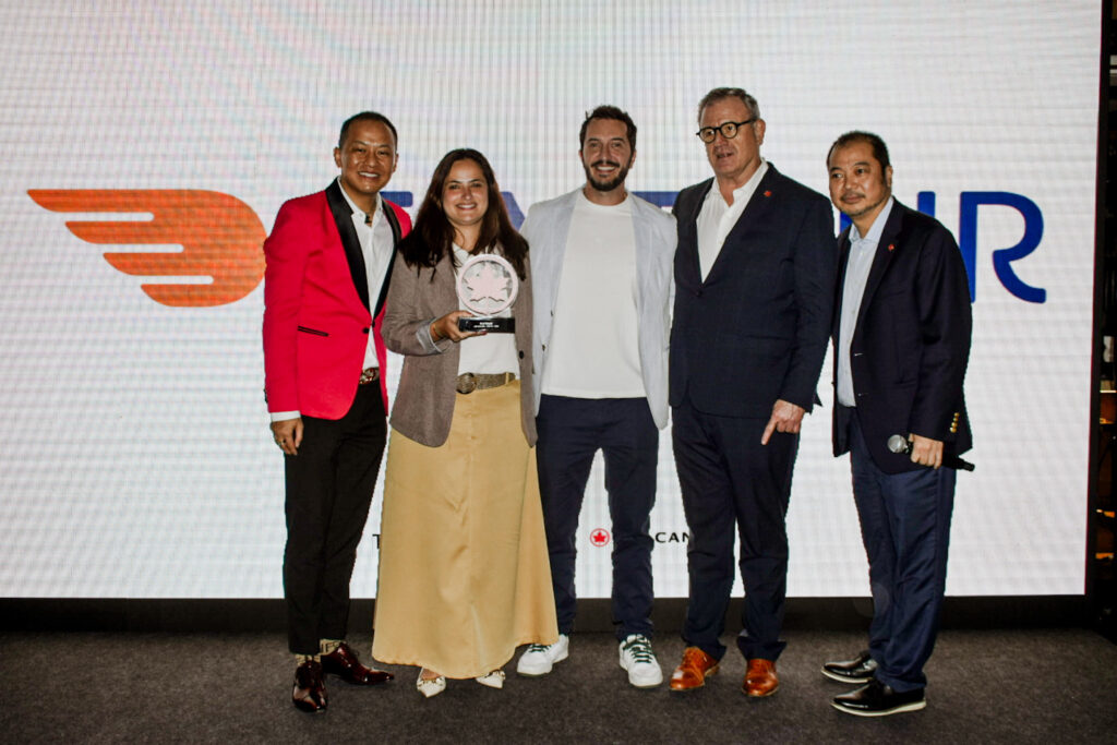 A Flytour  foi uma das empresas premiadas no Air Canada Top Sellers 2025