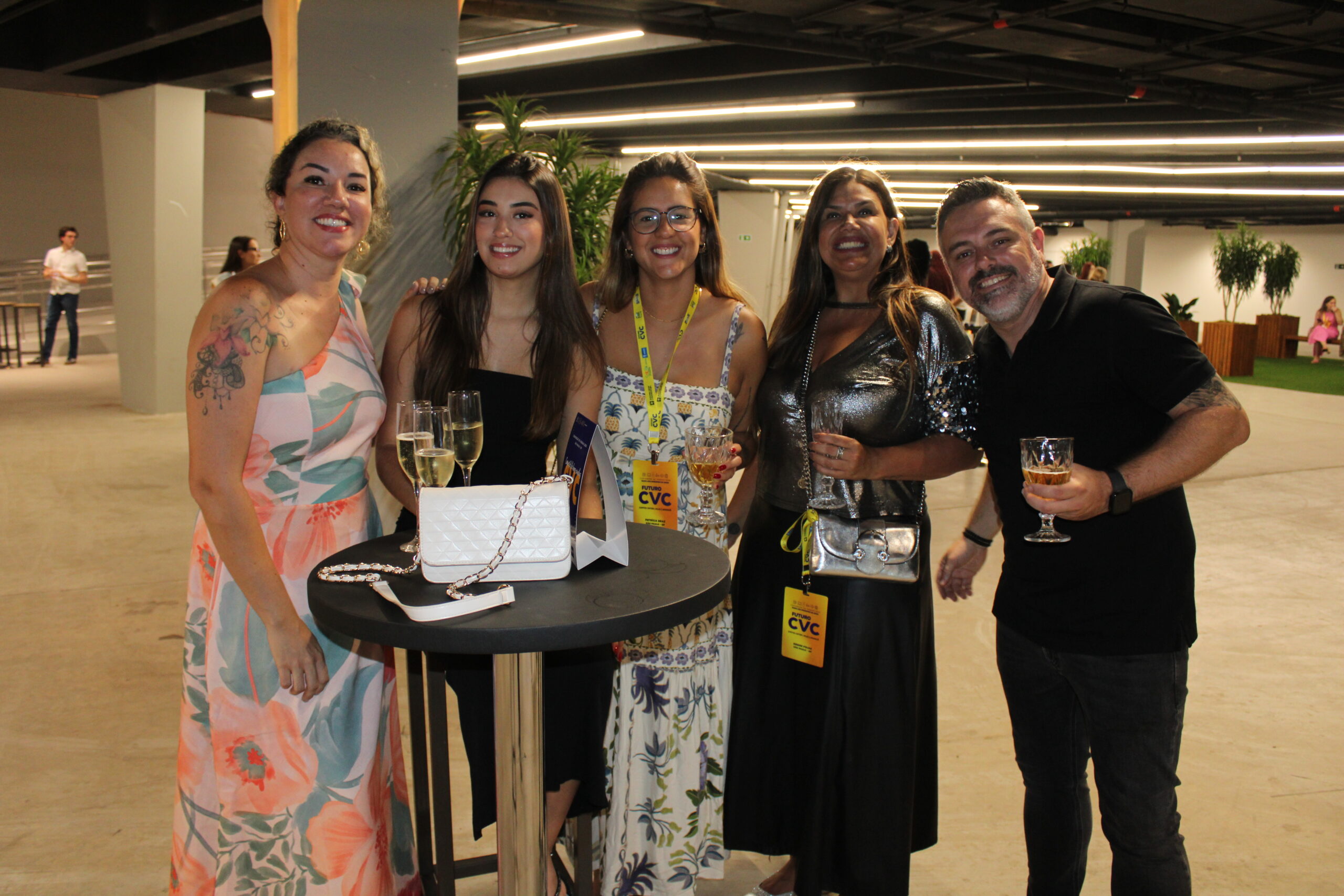 Aline Arena, Nicole Castilho, Patricia Braz, Denise Folha, e Leandro Rodrigues