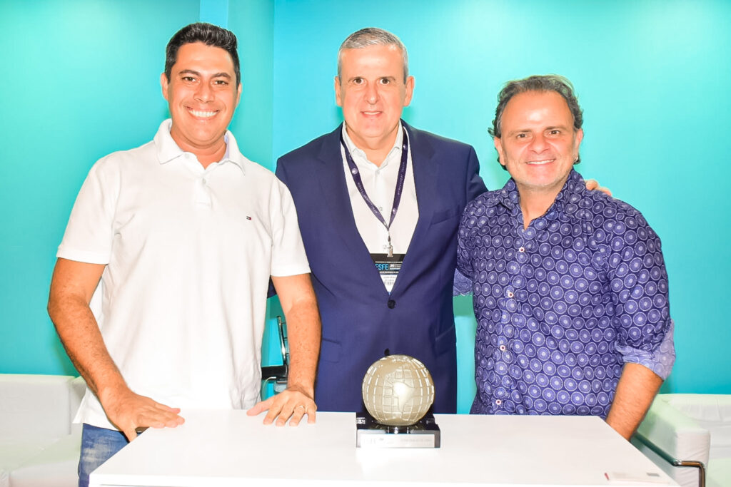 Arthur Trejger, Juan Vieira e Dion Lobo, da Diex Media