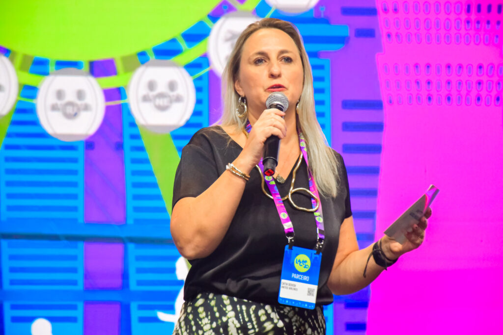 Cátia Schick, da United Airlines Cátia Schick, da United Airlines