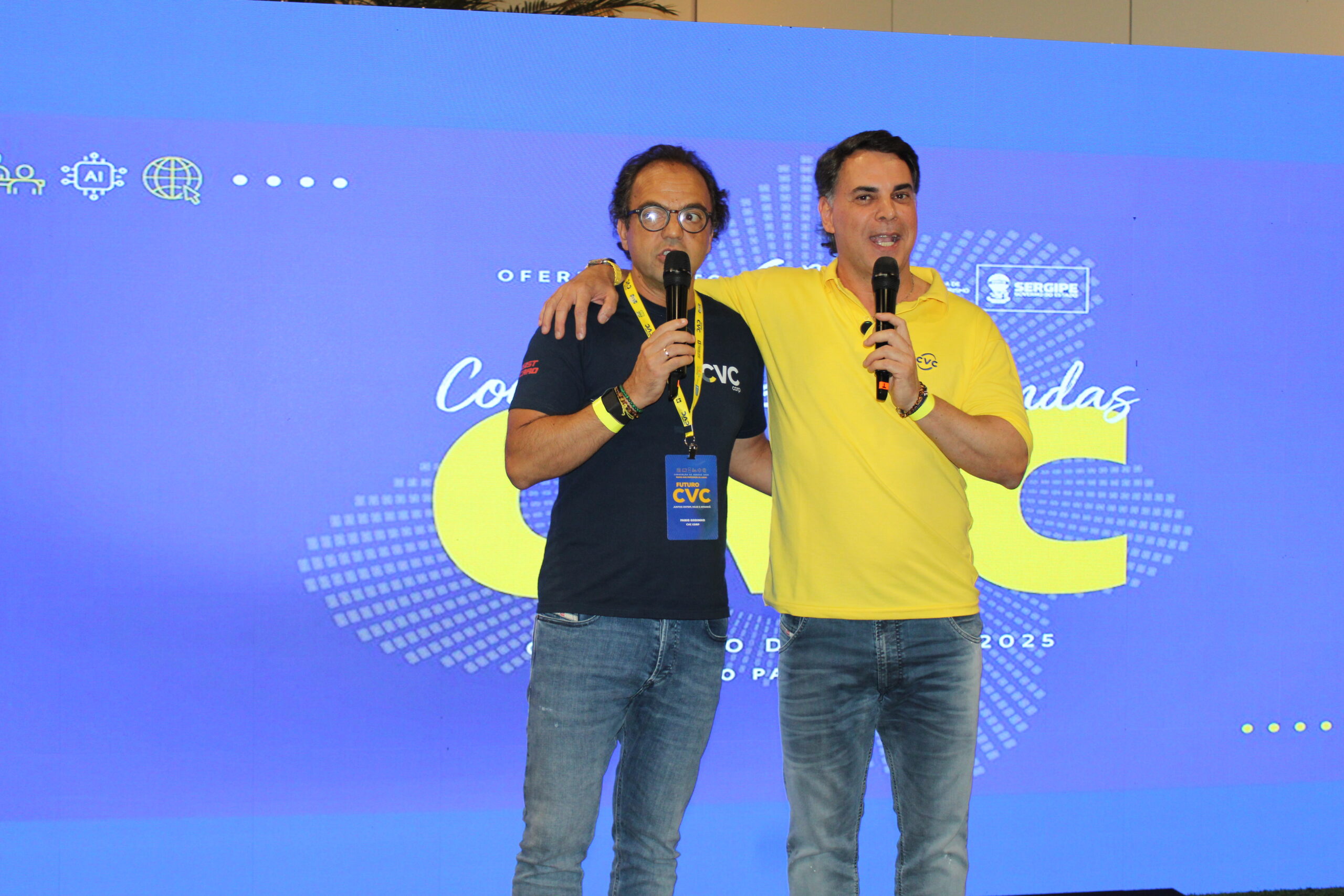 Fabio Godinho e Emerson Belan, da CVC Corp